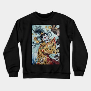 A Japanese Yokai Demon Crewneck Sweatshirt